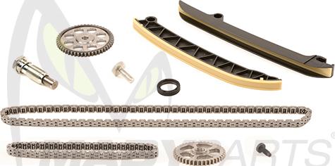 Mabyparts OTK033057 - Комплект цепи привода распредвала unicars.by