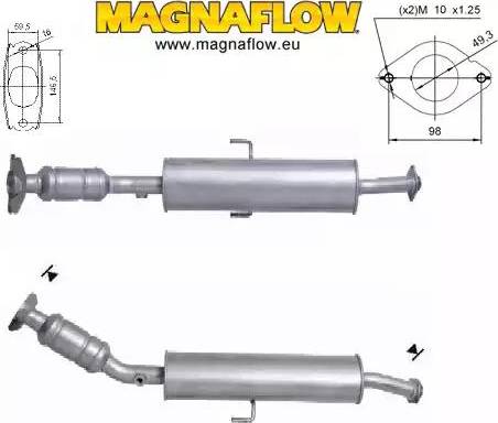 Magnaflow 68006 - Катализатор unicars.by