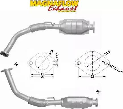 Magnaflow 73414D - Катализатор unicars.by