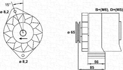 Magneti Marelli 944356732010 - Генератор unicars.by