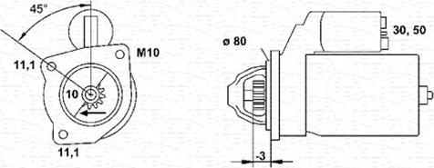 Magneti Marelli 944251059010 - Стартер unicars.by