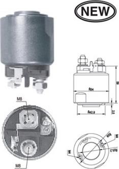 Magneti Marelli 940113050546 - Тяговое реле, соленоид, стартер unicars.by