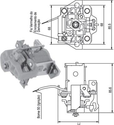 Magneti Marelli 940113050336 - Тяговое реле, соленоид, стартер unicars.by