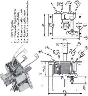 Magneti Marelli 940113050337 - Тяговое реле, соленоид, стартер unicars.by