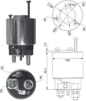 Magneti Marelli 940113050373 - Тяговое реле, соленоид, стартер unicars.by