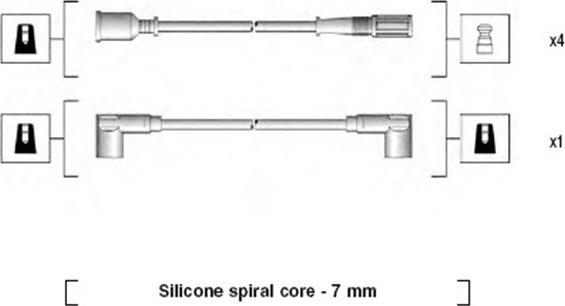 Magneti Marelli 941065040540 - Комплект проводов зажигания unicars.by