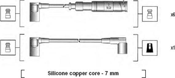 Magneti Marelli 941115200660 - Комплект проводов зажигания unicars.by