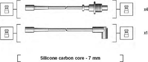 Magneti Marelli 941135090698 - Комплект проводов зажигания unicars.by