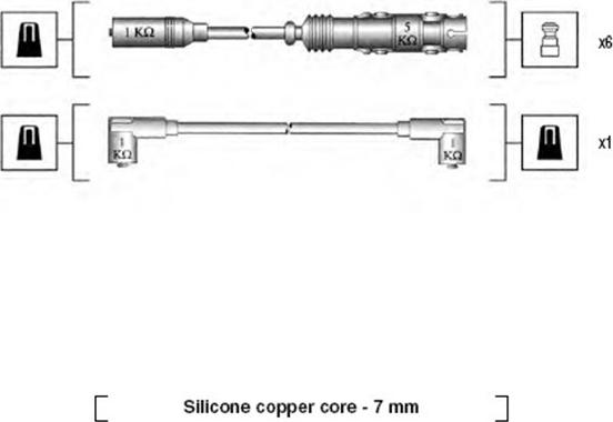 Magneti Marelli 941175180759 - Комплект проводов зажигания unicars.by