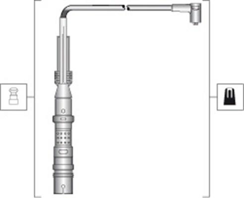 Magneti Marelli 941318111298 - Комплект проводов зажигания unicars.by