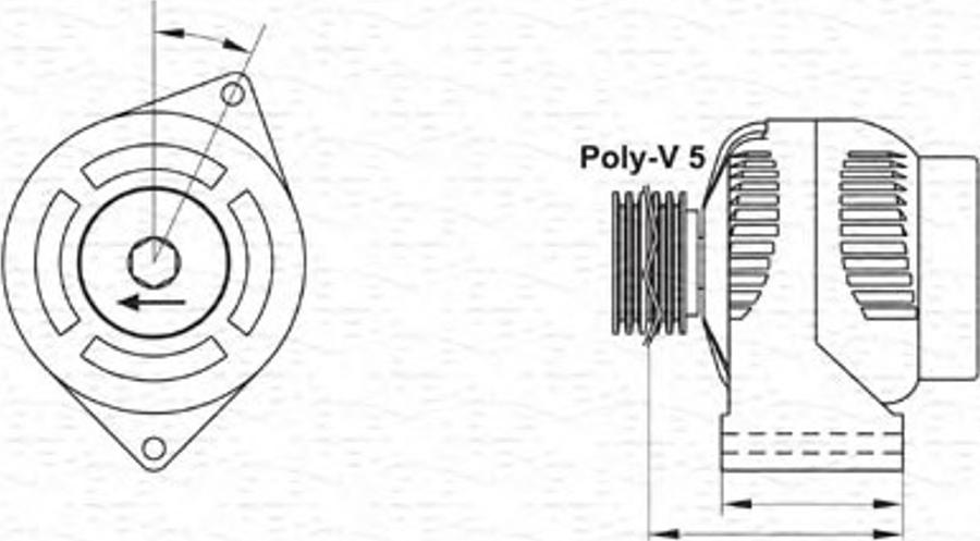 Magneti Marelli 943346173010 - Генератор unicars.by