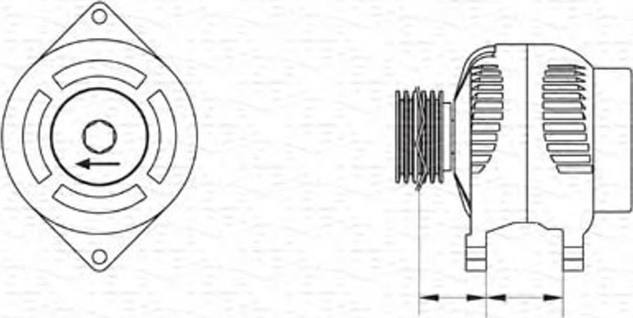 Magneti Marelli 943354026010 - Генератор unicars.by