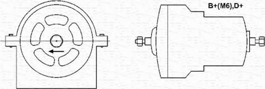 Magneti Marelli 943356498010 - Генератор unicars.by