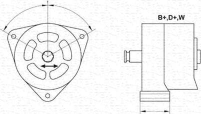 Magneti Marelli 943356468010 - Генератор unicars.by