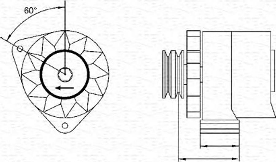 Magneti Marelli 943356827010 - Генератор unicars.by