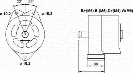 Magneti Marelli 943357257010 - Генератор unicars.by