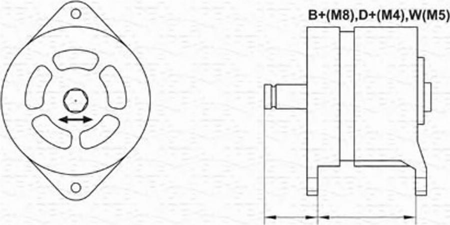 Magneti Marelli 943303100010 - Генератор unicars.by