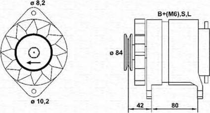 Magneti Marelli 943311380010 - Генератор unicars.by