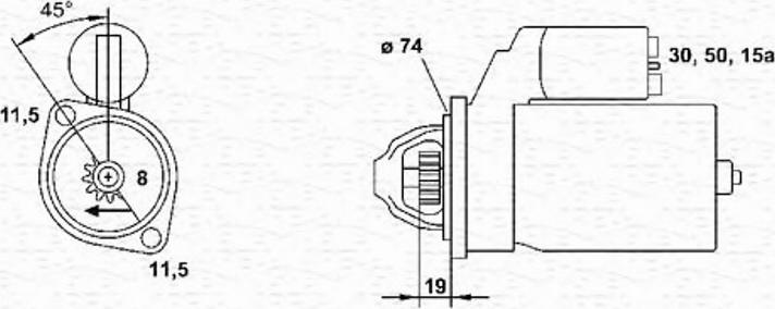 Magneti Marelli 943241013010 - Стартер unicars.by