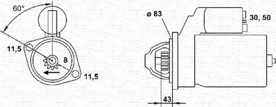 Magneti Marelli 943241037010 - Стартер unicars.by