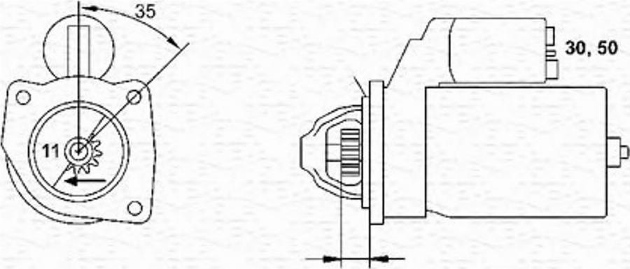 Magneti Marelli 943241070010 - Стартер unicars.by