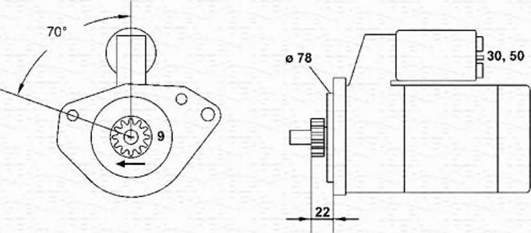 Magneti Marelli 943254002010 - Стартер unicars.by