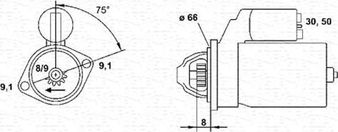 Magneti Marelli 943251917010 - Стартер unicars.by