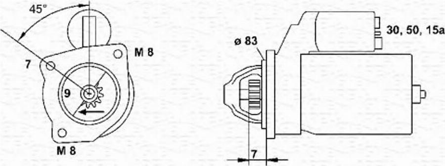 Magneti Marelli 943251440010 - Стартер unicars.by