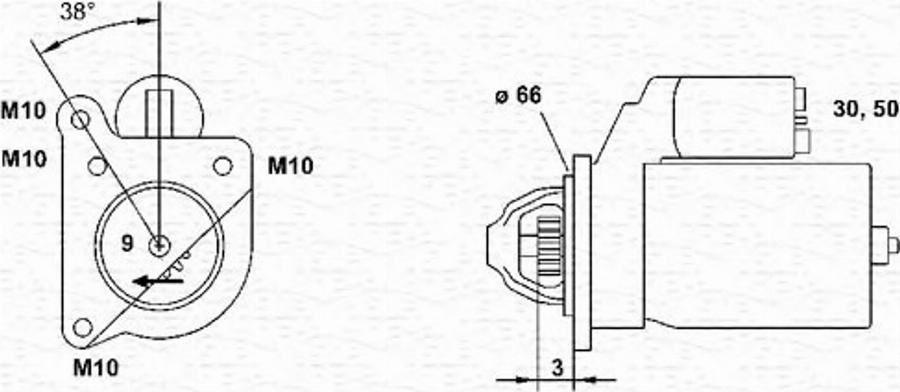 Magneti Marelli 943251454010 - Стартер unicars.by