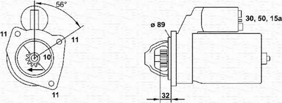 Magneti Marelli 943251413010 - Стартер unicars.by