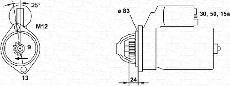 Magneti Marelli 943251486010 - Стартер unicars.by