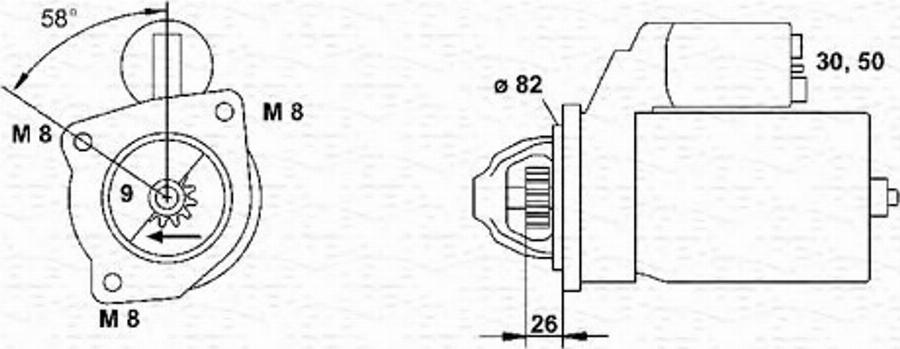 Magneti Marelli 943251487010 - Стартер unicars.by