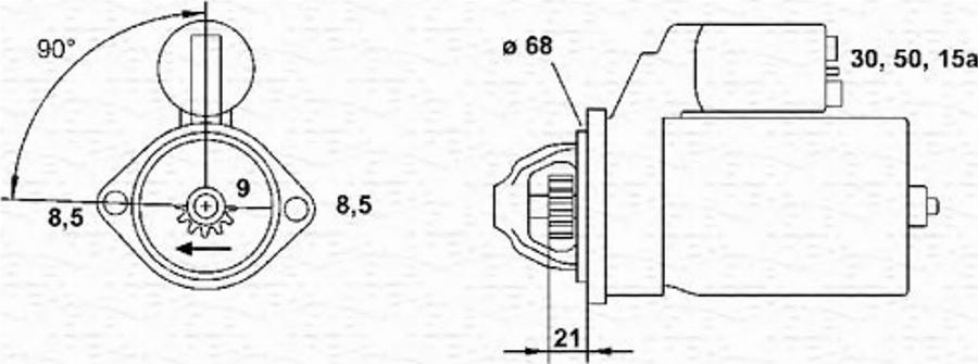 Magneti Marelli 943251439010 - Стартер unicars.by