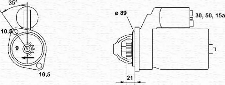 Magneti Marelli 943251699010 - Стартер unicars.by