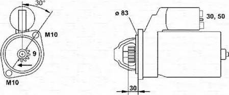 Magneti Marelli 943251694010 - Стартер unicars.by