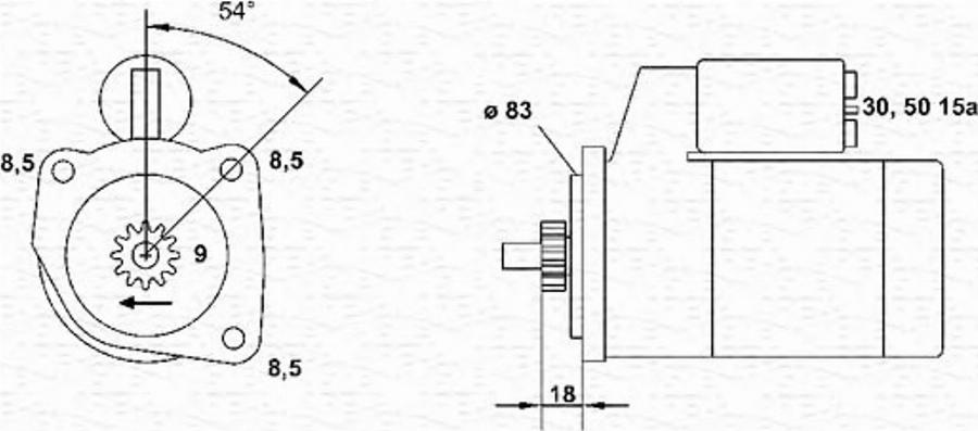 Magneti Marelli 943251646010 - Стартер unicars.by