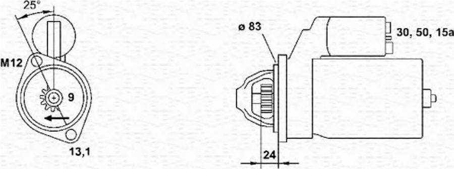 Magneti Marelli 943251648010 - Стартер unicars.by