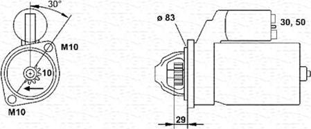 Magneti Marelli 943251664010 - Стартер unicars.by