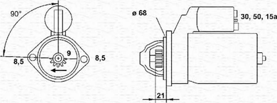 Magneti Marelli 943251613010 - Стартер unicars.by