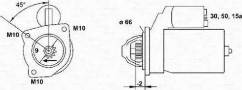 Magneti Marelli 943251109010 - Стартер unicars.by