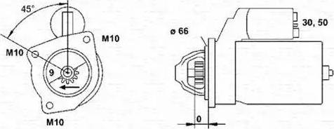 Magneti Marelli 943251107010 - Стартер unicars.by