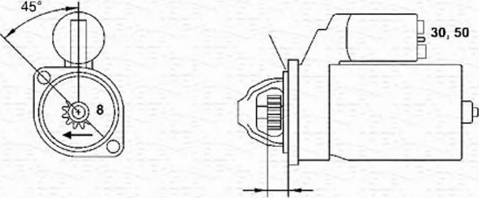 Magneti Marelli 943251896010 - Стартер unicars.by