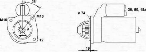 Magneti Marelli 943251885010 - Стартер unicars.by