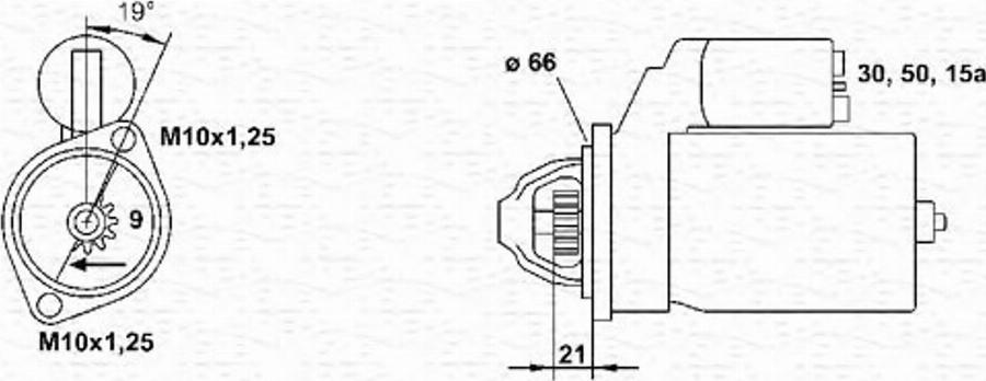 Magneti Marelli 943251887010 - Стартер unicars.by