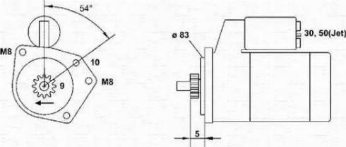 Magneti Marelli 943251340010 - Стартер unicars.by