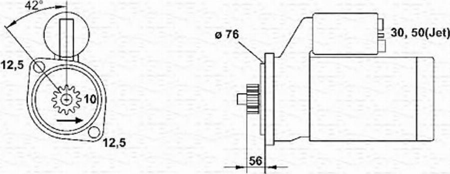 Magneti Marelli 943251327010 - Стартер unicars.by