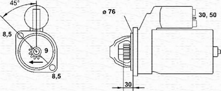 Magneti Marelli 943251269010 - Стартер unicars.by