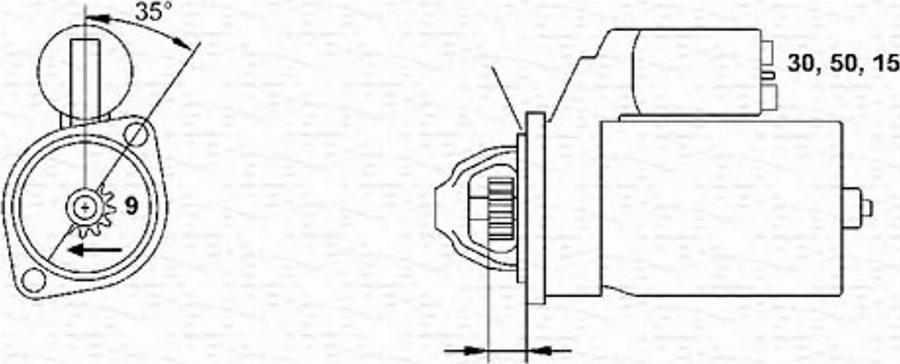 Magneti Marelli 943251220010 - Стартер unicars.by