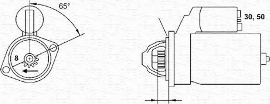 Magneti Marelli 943253214010 - Стартер unicars.by