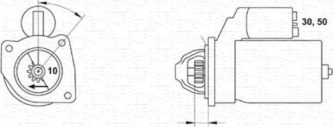 Magneti Marelli 943252290010 - Стартер unicars.by